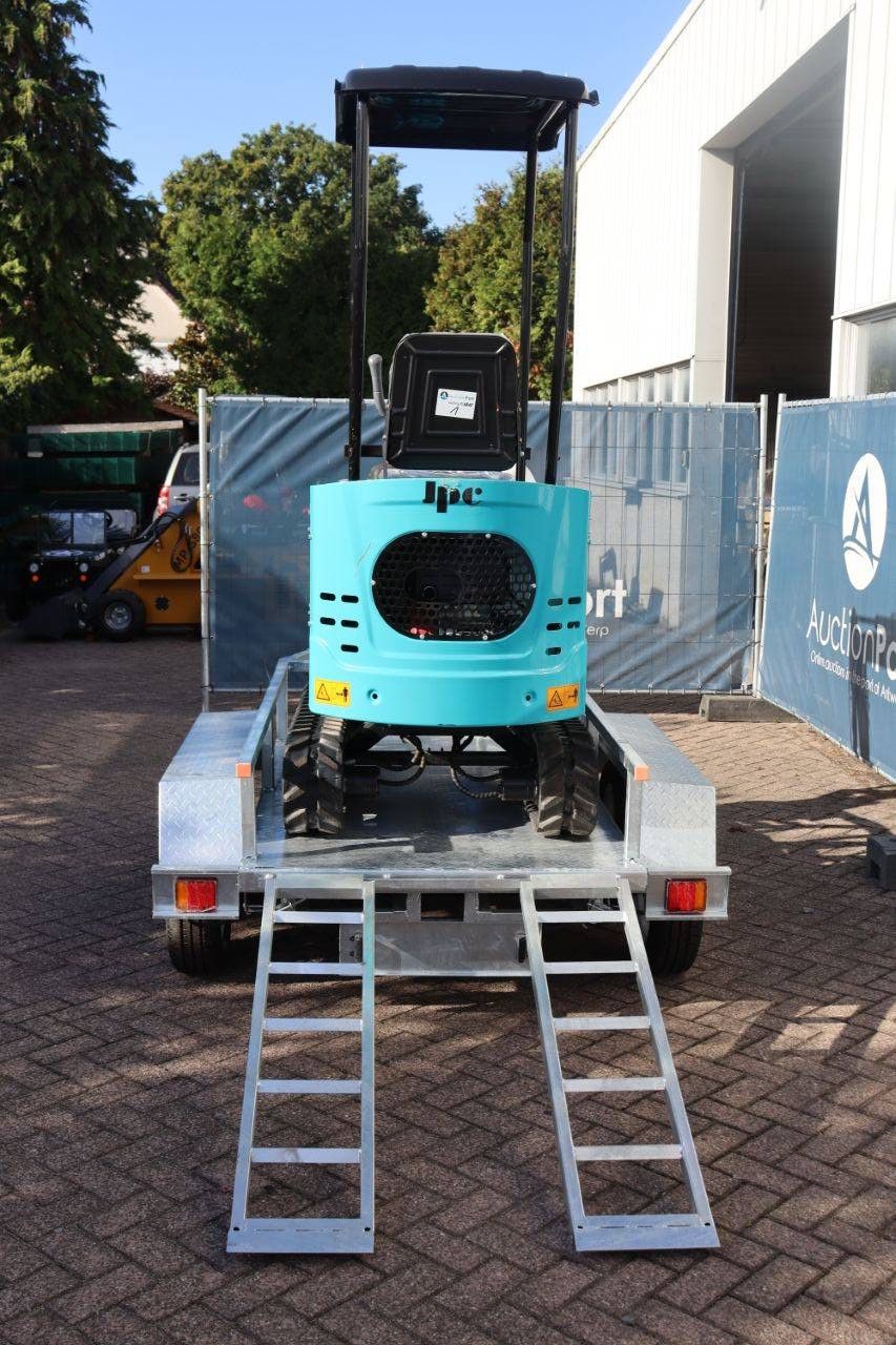 Minigraver JPC KV12 Diesel 12pk 2025 Nieuw met aanhangwagen