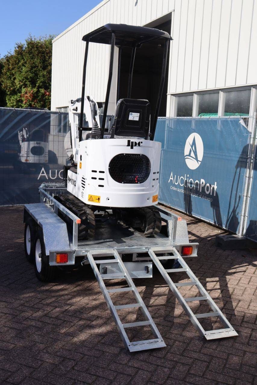 Mini excavator JPC KV12 Diesel 12 hp 2025 New with trailer