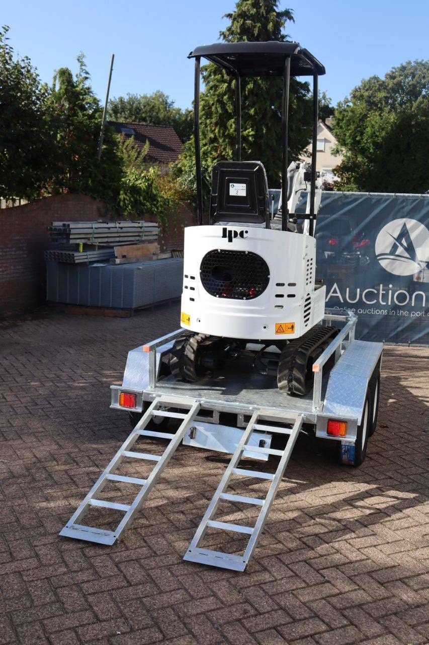 Mini excavator JPC KV12 Diesel 12 hp 2025 New with trailer