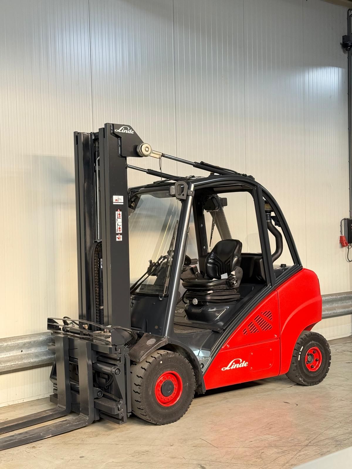 Heftruck Linde Diesel H35-01 bj 2011 HH 5500 mm Side-shift en vo