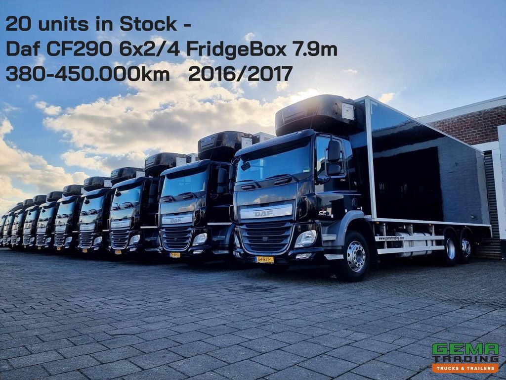 DAF CF 280 FAN 6x2/4 DayCab Euro6 – Kühl-/Gefrierkombination 7,9 m + Träger Supra 1150 MT + Hebebühne 2000 kg – 10/2025APK