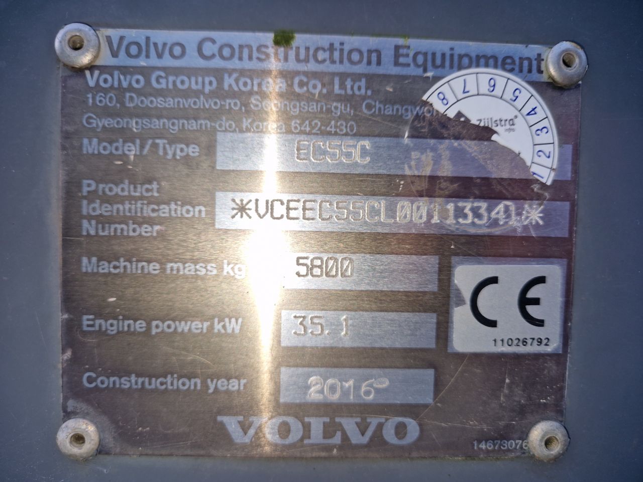 Midigraver volvo ec 55