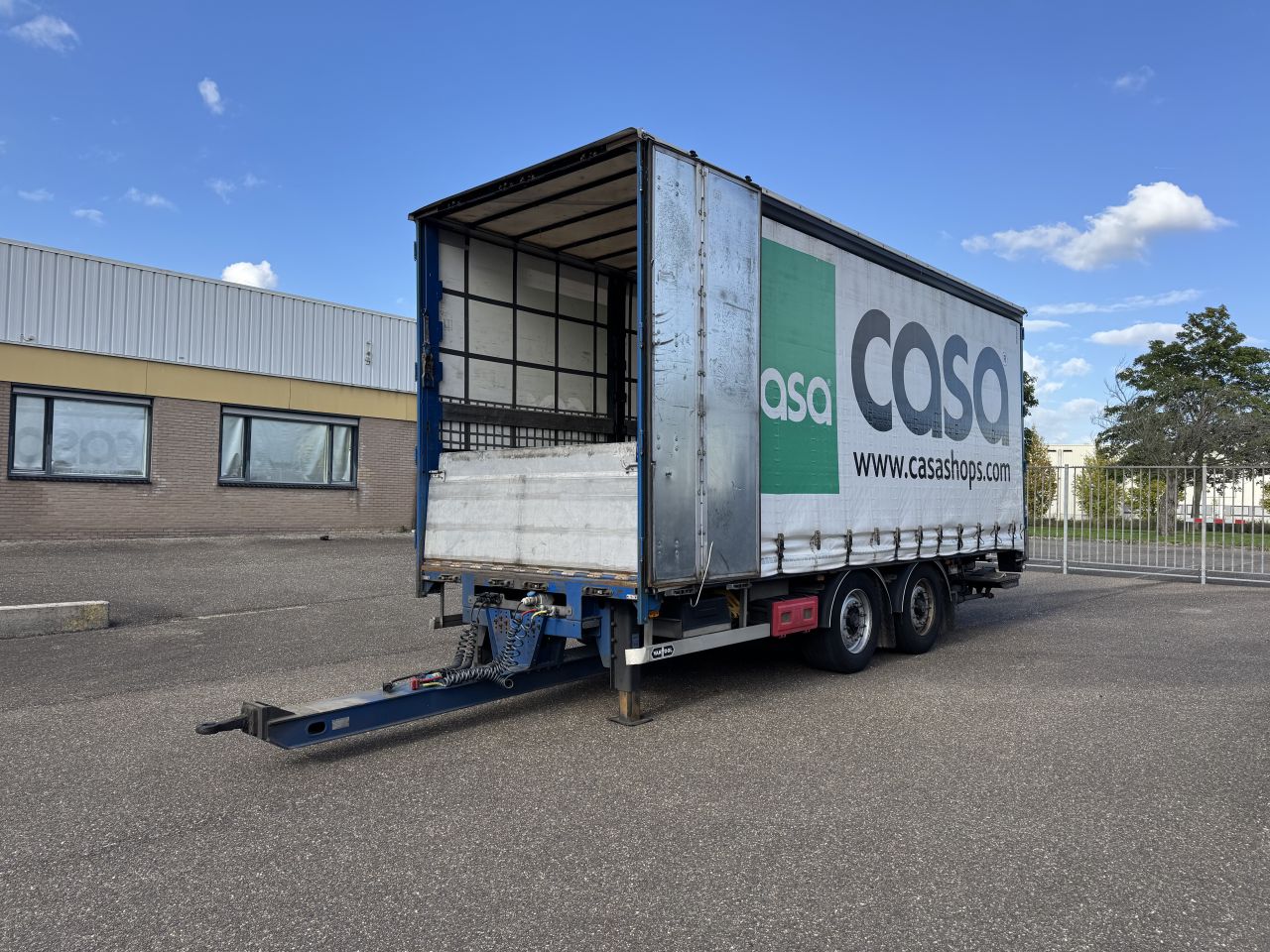 VAN HOOL 2-assige aanhanger Dhollandia