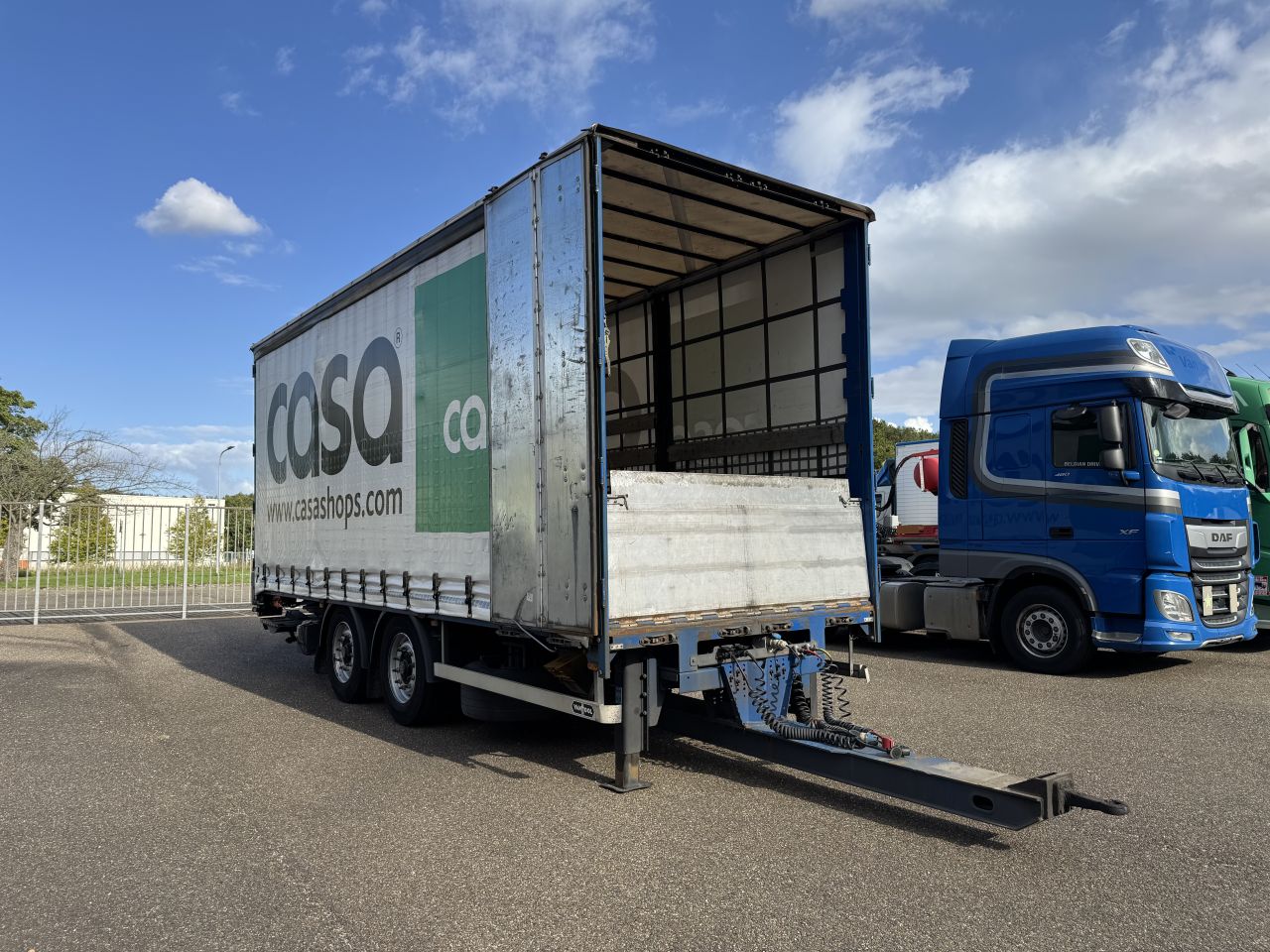 VAN HOOL 2-assige aanhanger Dhollandia