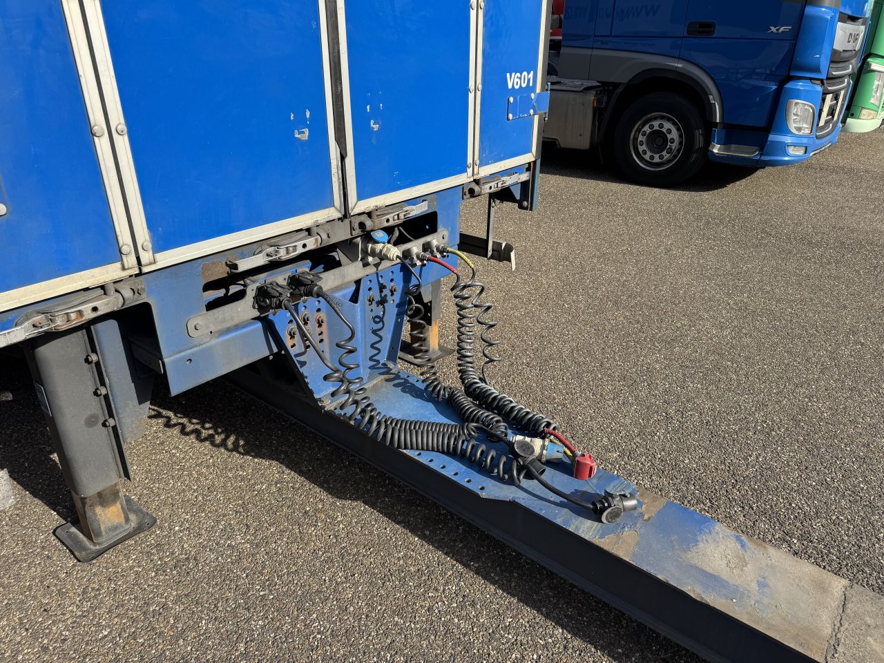 VAN HOOL 2-assige aanhanger Dhollandia