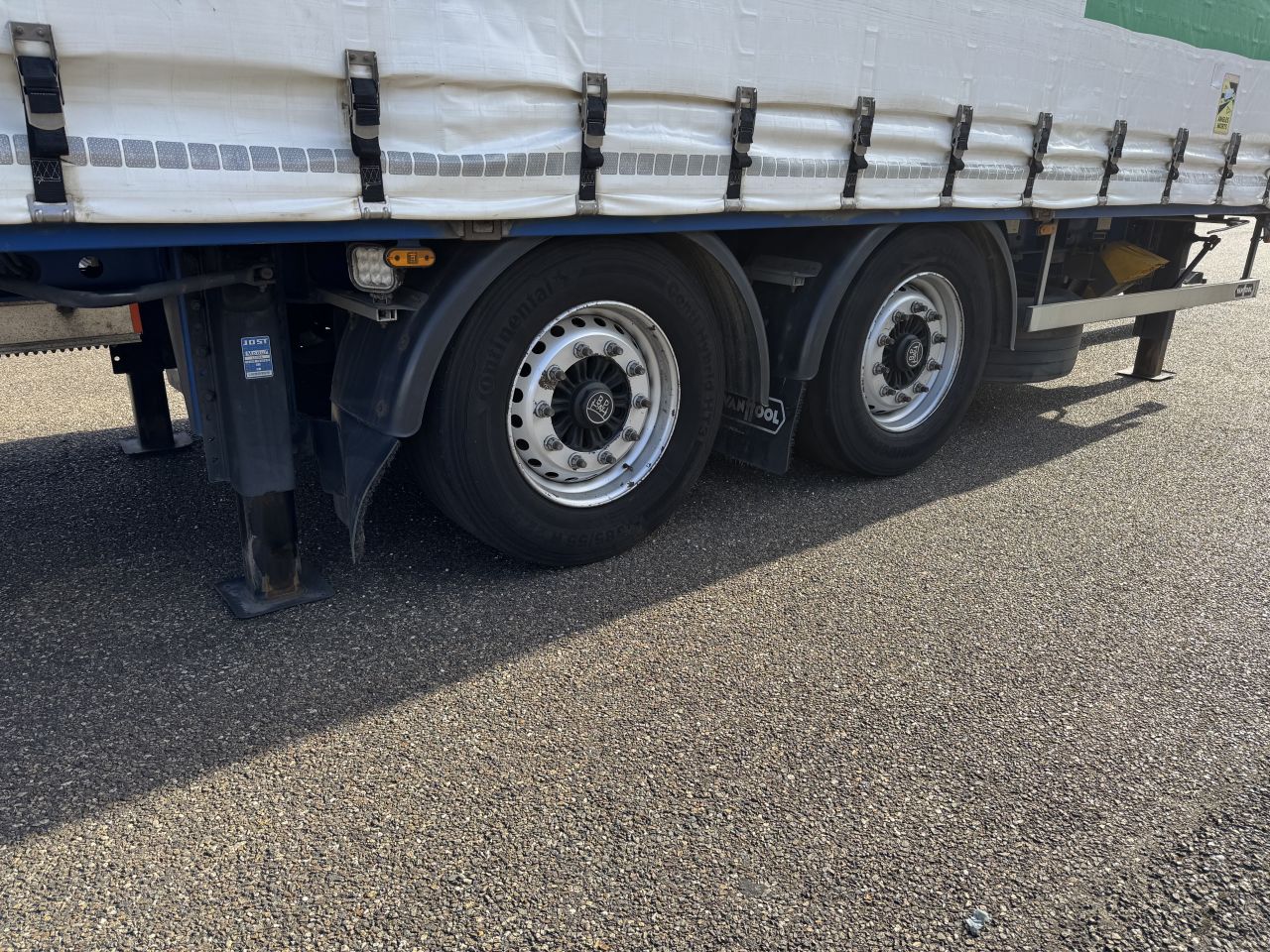 VAN HOOL 2-assige aanhanger Dhollandia