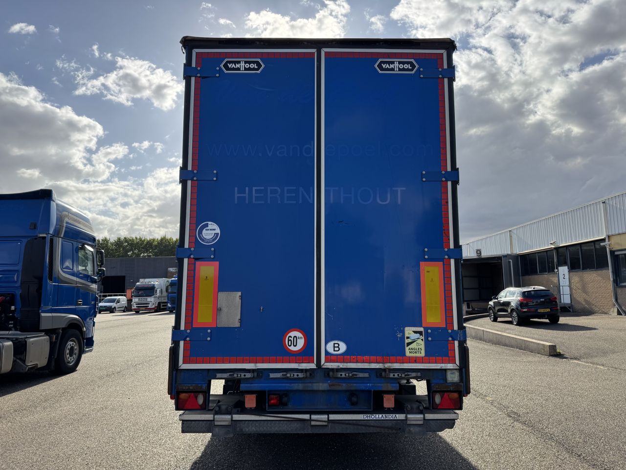 VAN HOOL 2-assige aanhanger Dhollandia