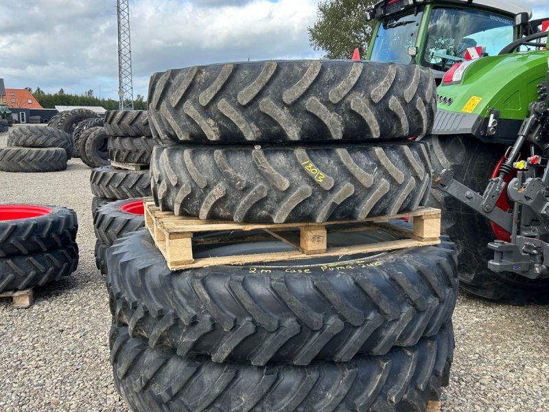 Alliance 380/90R50 + 340/85R38 Spor 2m til Case Puma 10 + 8 huls (sto