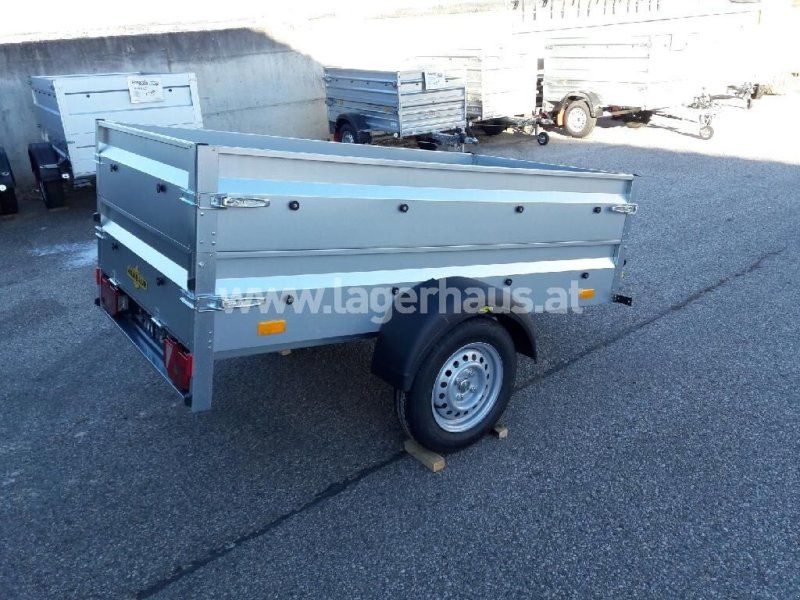 Humbaur STEELY MIT MONTIERTEN BORDWANDAUFSATZ 300 MM HOC
