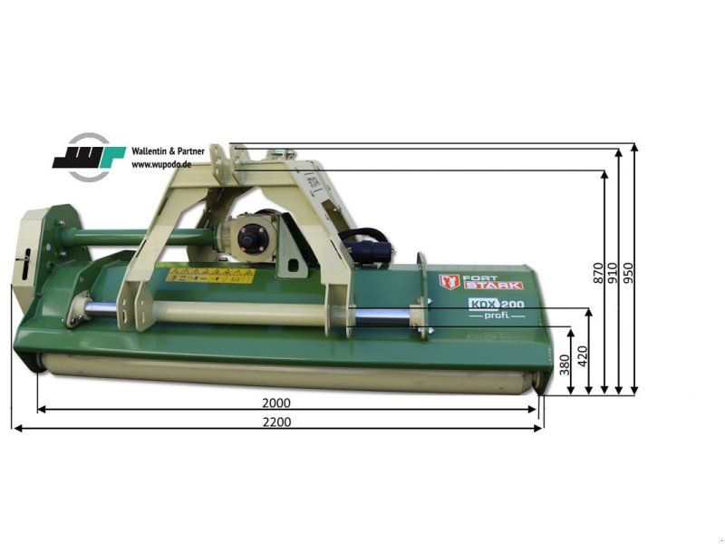 Stark Mulcher KDX 200 Profi Schlegelmulcher hydr