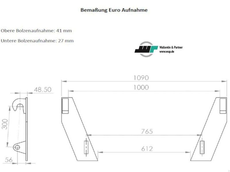 Krokodilschaufel 1,70m Original Alö | Euro Aufna