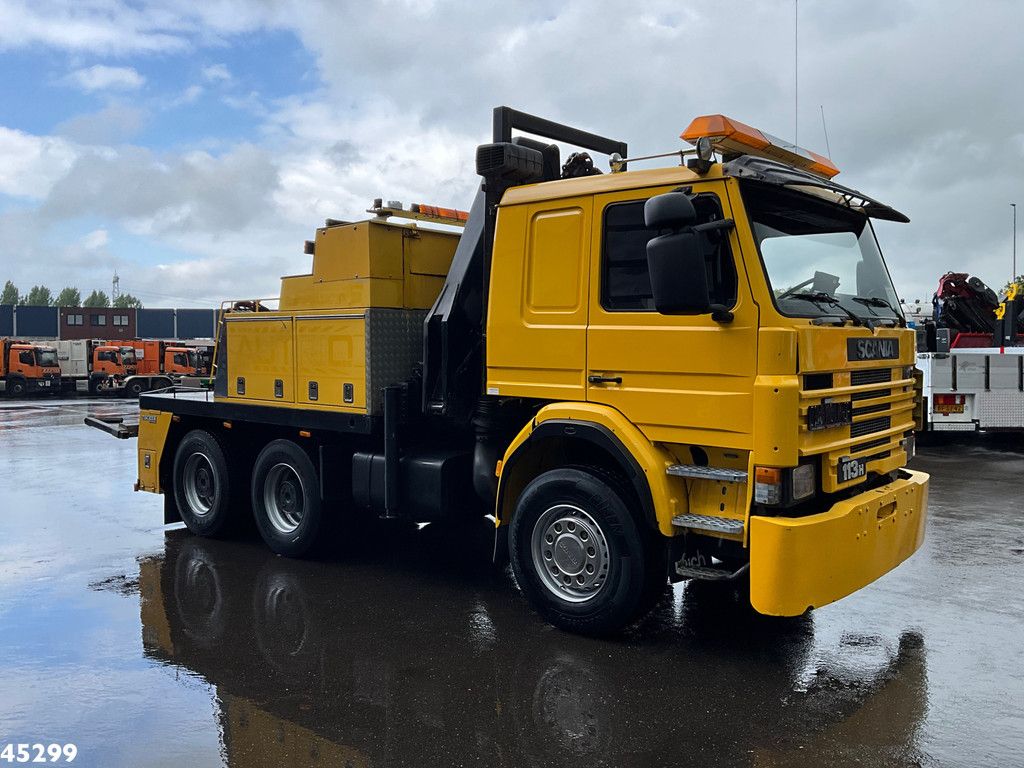 Scania P 112H 6x4 Manual Tischer Abschlepp