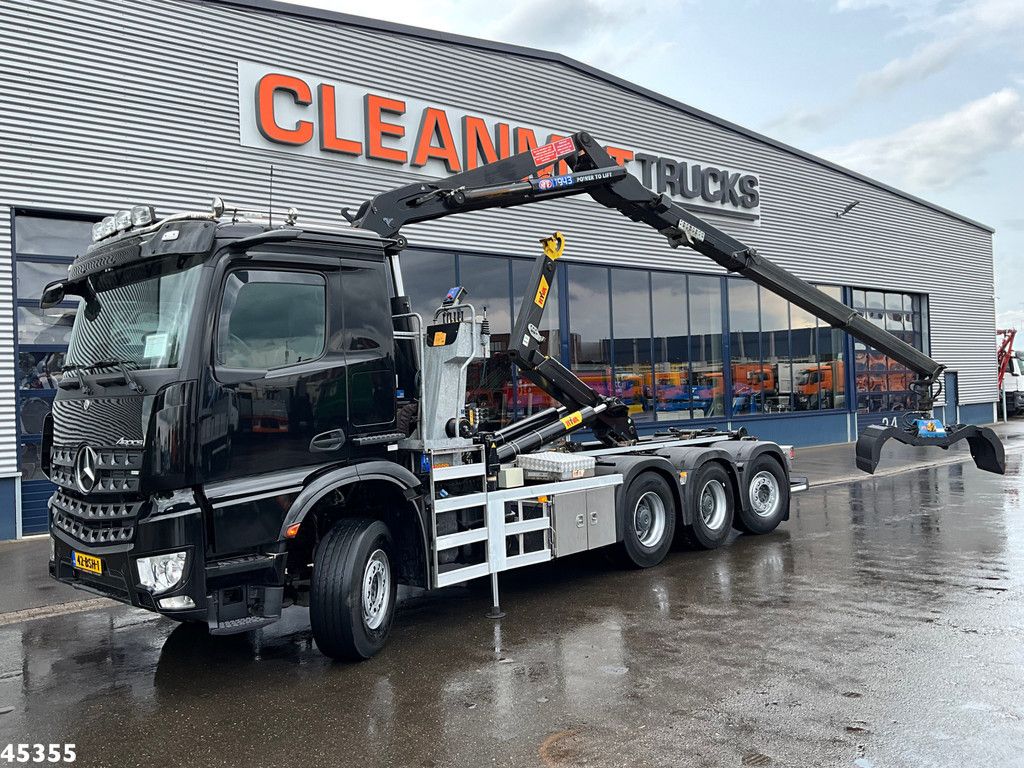 Mercedes-Benz Arocs 3540 8x4 Euro 6 HMF 19 Tonmeter Z-kraan Just 118.906 Km!