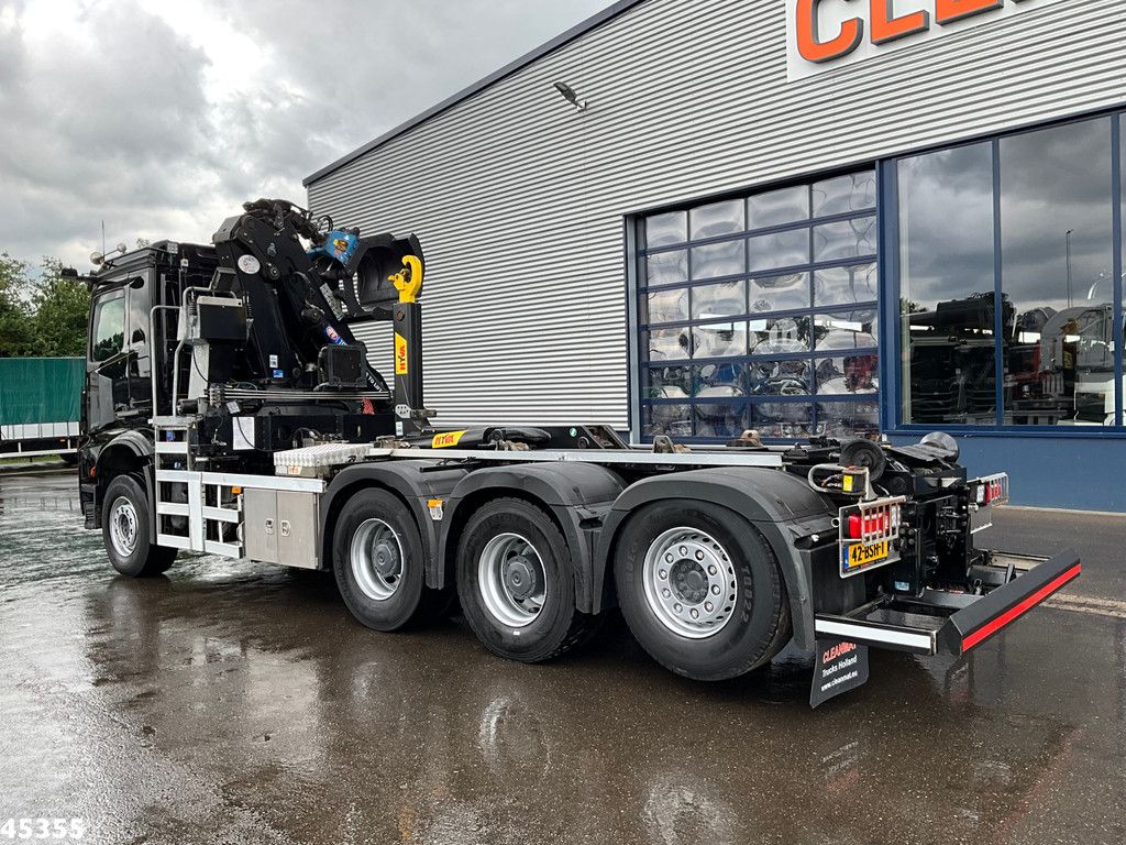 Mercedes-Benz Arocs 3540 8x4 Euro 6 HMF 19 Tonmeter Z-kraan Just 118.906 Km!