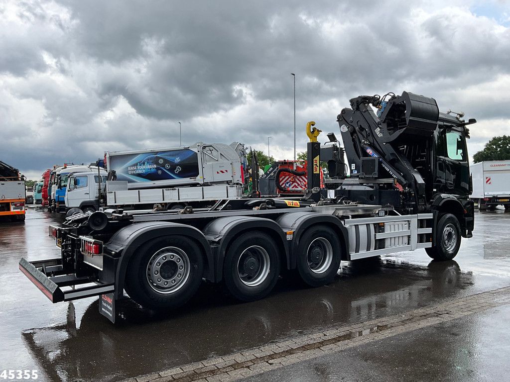 Mercedes-Benz Arocs 3540 8x4 Euro 6 HMF 19 Tonmeter Z-kraan Just 118.906 Km!