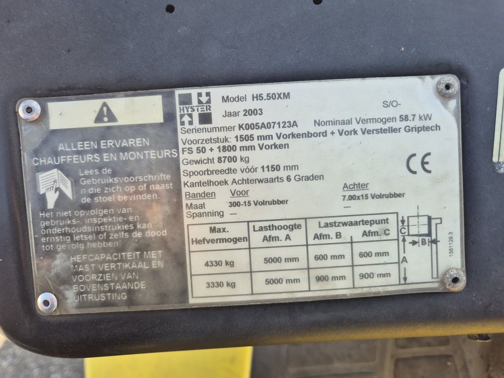Hyster H 5.50XM