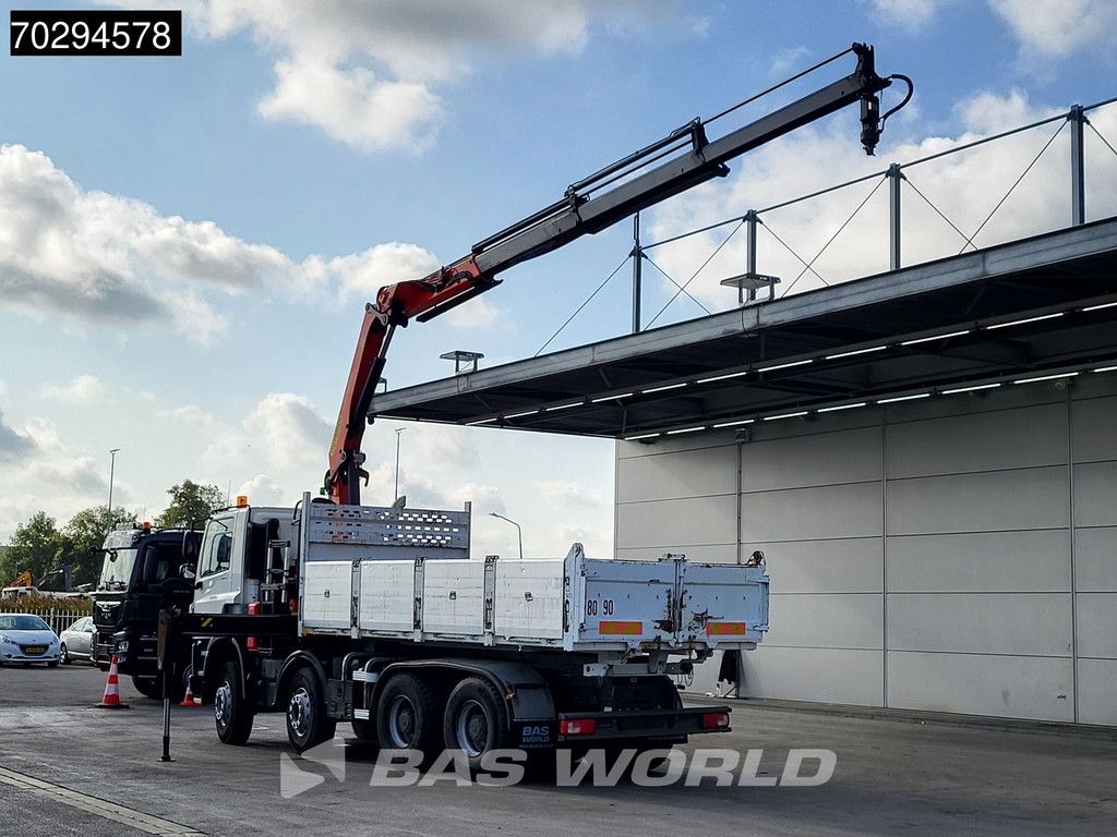 DAF CF 460 8X4 Palfinger PK18002 EH Crane tipper Retarder Big-Axle Steelsuspension Manual
