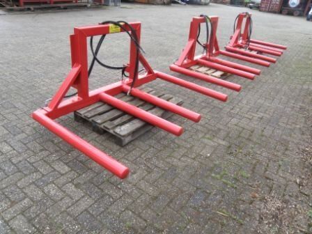 Dubbele Balendrager round bale fork