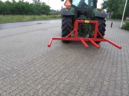 Dubbele Balendrager round bale fork