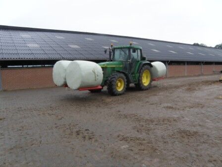 Dubbele Balendrager round bale fork