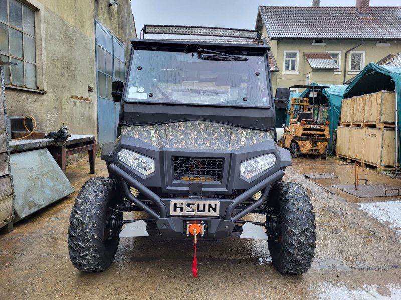 Hisun Sector E1 Elektro UTV Kabine + Heizung + Arbeitsscheinwerfer Pak