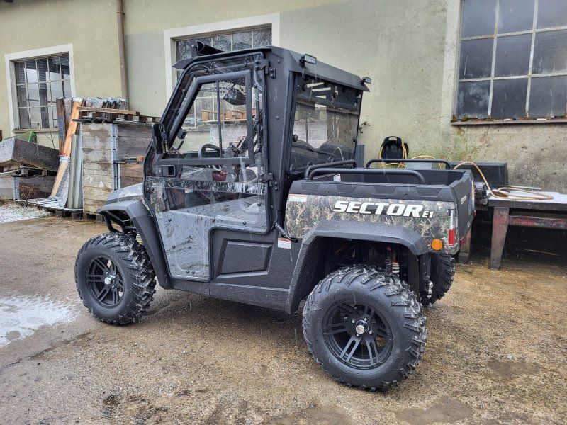 Hisun Sector E1 Elektro UTV Kabine + Heizung + Arbeitsscheinwerfer Pak