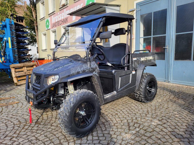 Hisun Sector E1 Elektro UTV Allrad + StVZO Zulassung L7e + Dark Camouf