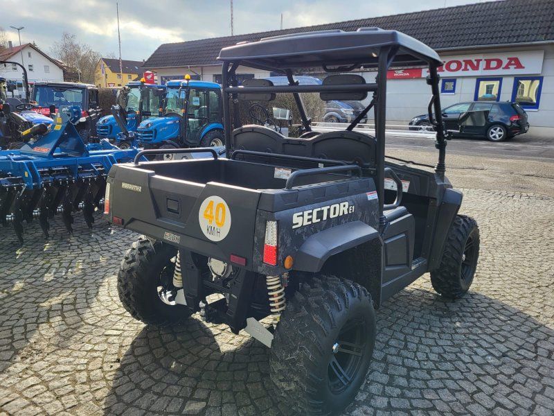 Hisun Sector E1 Elektro UTV Allrad + StVZO Zulassung L7e + Dark Camouf