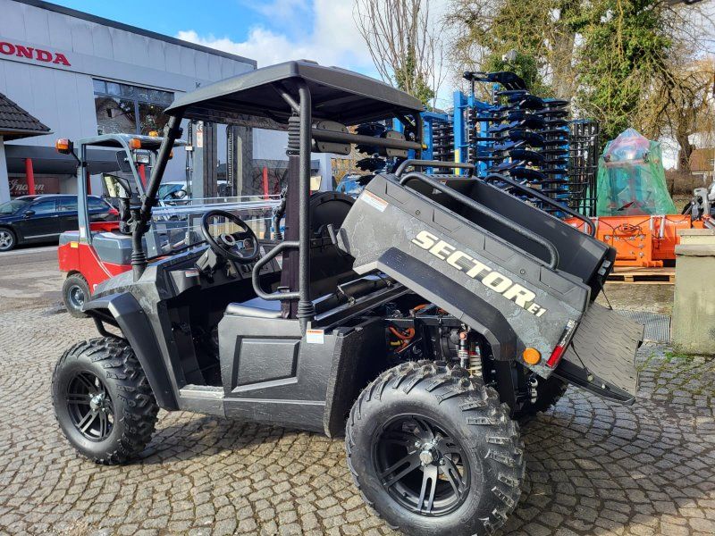 Hisun Sector E1 Elektro UTV Allrad + StVZO Zulassung L7e + Dark Camouf