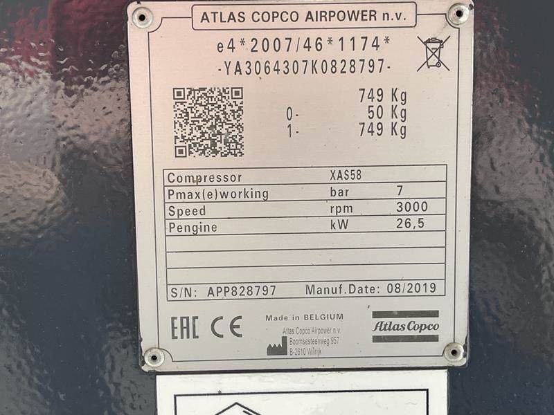 Atlas Copco XAS 58 KD
