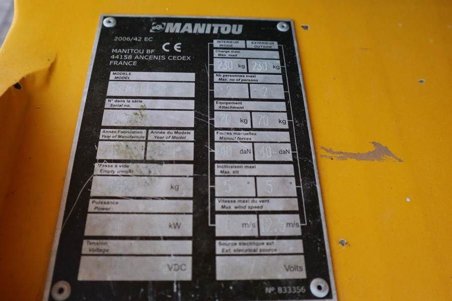 Manitou 180ATJ Diesel, 4x4x4 Drive, 18m Working Height, 11