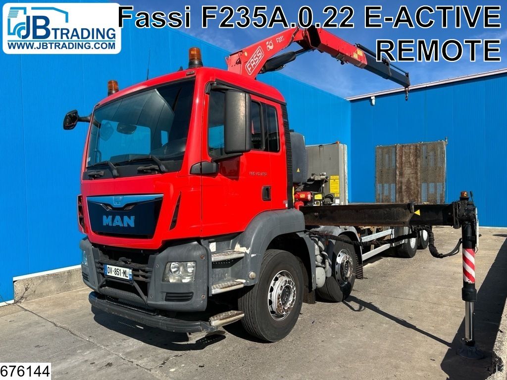 MAN TGS 35 360 8x2, EURO 6, FASSI, Winch