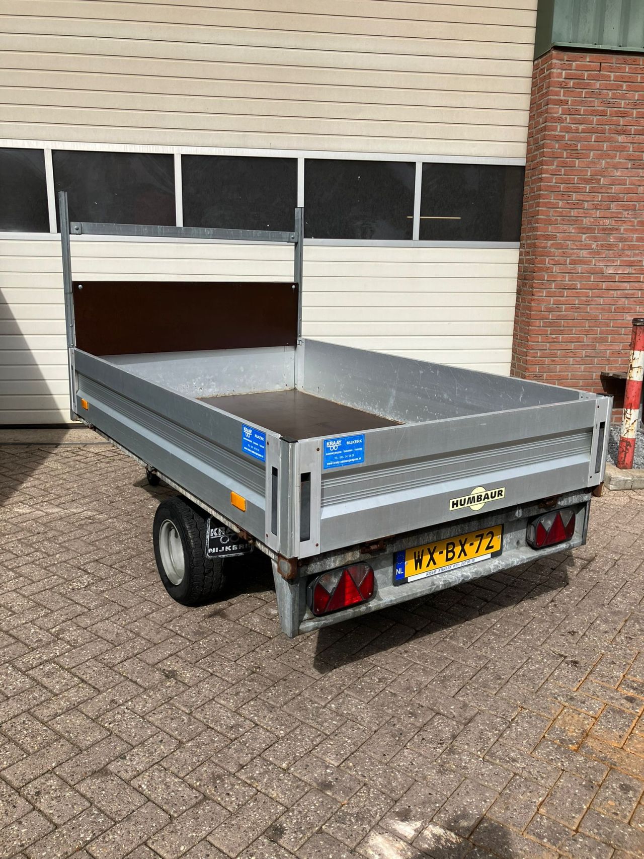 Humbaur auto aanhanger kieper ( gereserveerd )
