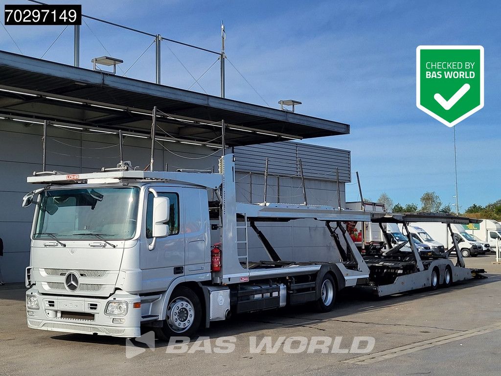 Mercedes Actros Actros 1844 4X2 Lohr car transporter Retarder Standklima Xenon Euro 5