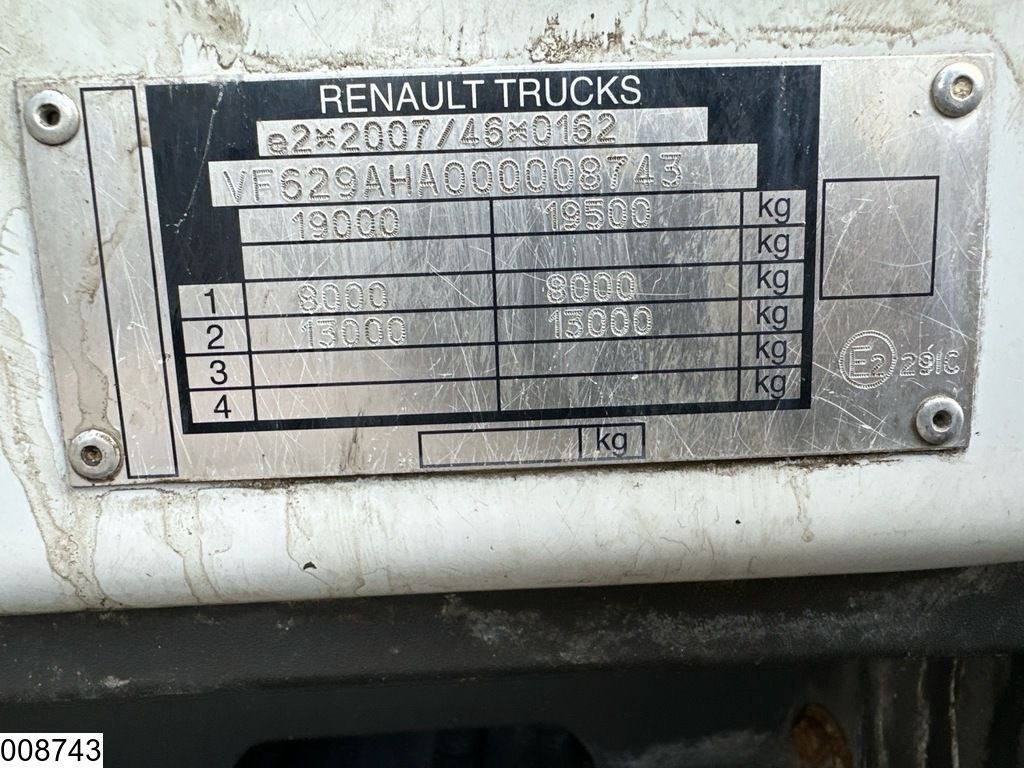 Renault Premium 310 Dxi EURO 5, Palfinger, Manual transmission