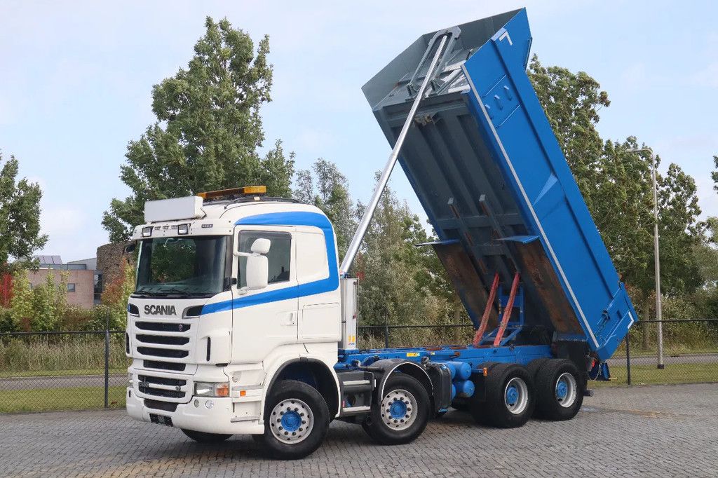 Scania R500 V8 | 8X4 | RETARDER | BIG AXLES | FULL STEEL | EURO 5