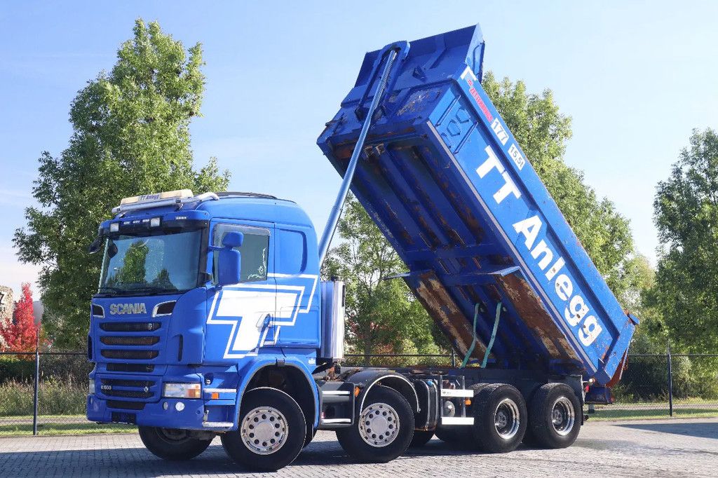 Scania R500 V8 | 8X4 | RETARDER | BIG AXLES | FULL STEEL | EURO 5