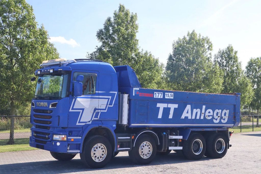 Scania R500 V8 | 8X4 | RETARDER | BIG AXLES | FULL STEEL | EURO 5