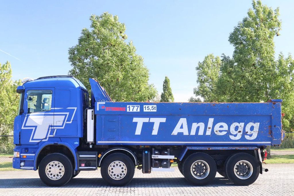 Scania R500 V8 | 8X4 | RETARDER | BIG AXLES | FULL STEEL | EURO 5