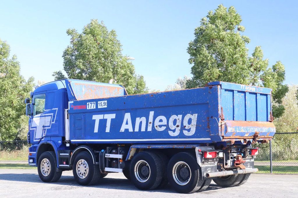 Scania R500 V8 | 8X4 | RETARDER | BIG AXLES | FULL STEEL | EURO 5