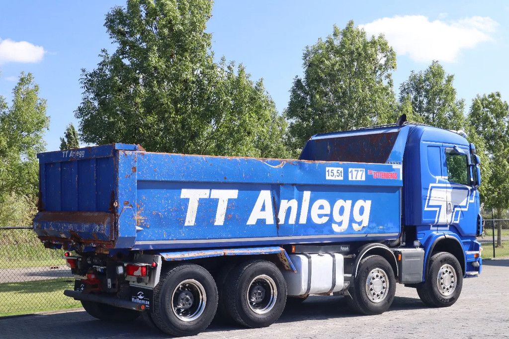 Scania R500 V8 | 8X4 | RETARDER | BIG AXLES | FULL STEEL | EURO 5