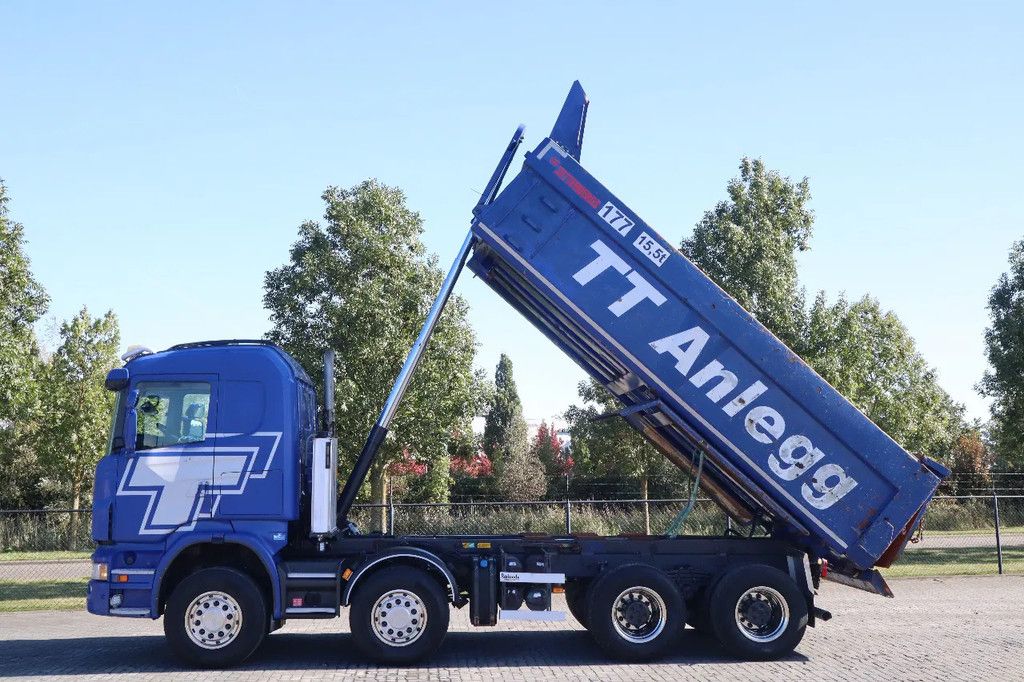 Scania R500 V8 | 8X4 | RETARDER | BIG AXLES | FULL STEEL | EURO 5