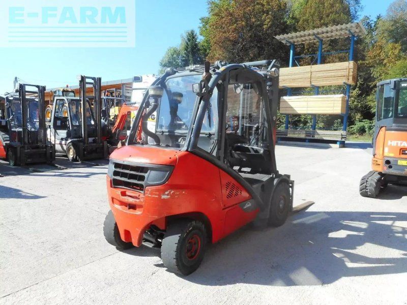 Linde h30d-02 triplex 5,5m + ss + halbkabine