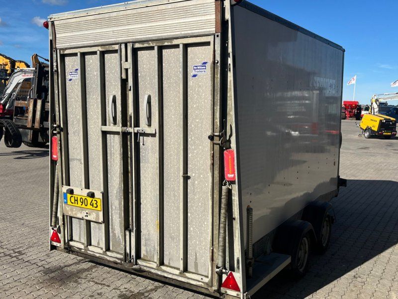 Ifor Williams bv126 kasse med dør/rampe