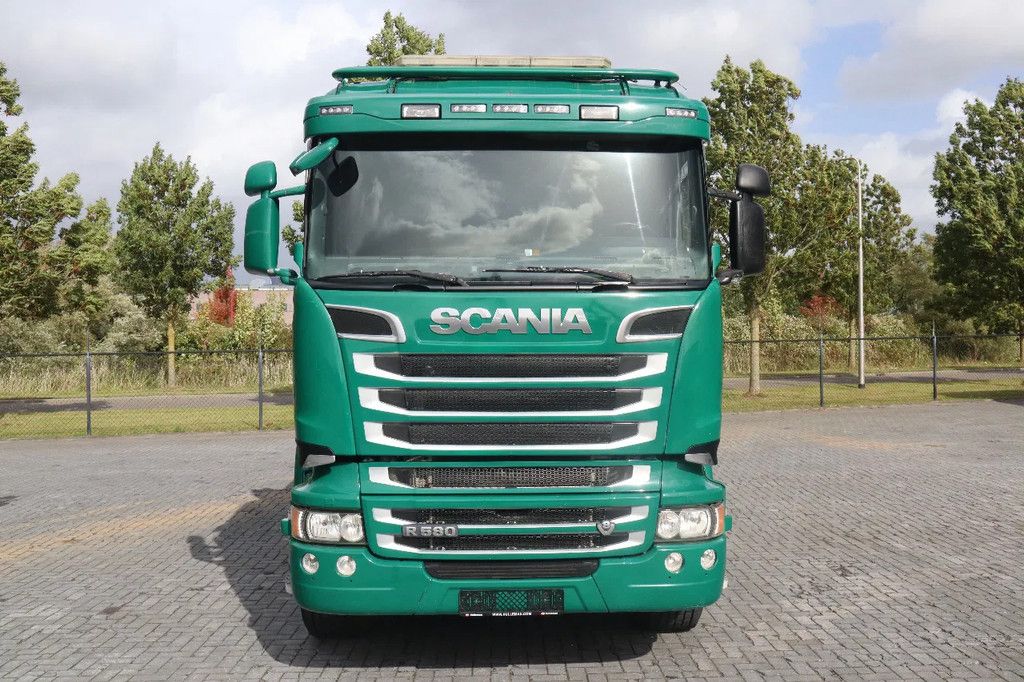 Scania R580 V8 | 6X4 | FULL STEEL | BIG AXLES | RETARDER | EURO 6