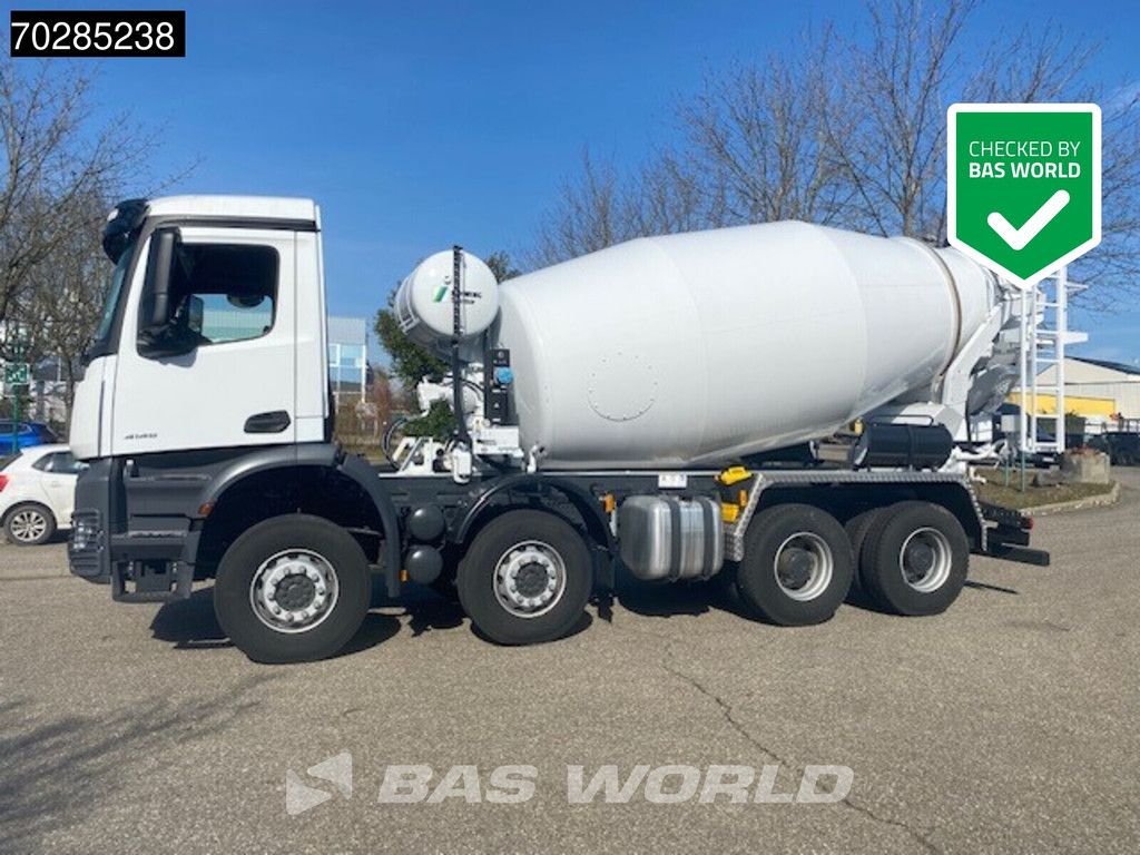 Mercedes Arocs 4145 8X4 10m3 Schwing Stetter mixer Manual Steelsuspension Euro 3