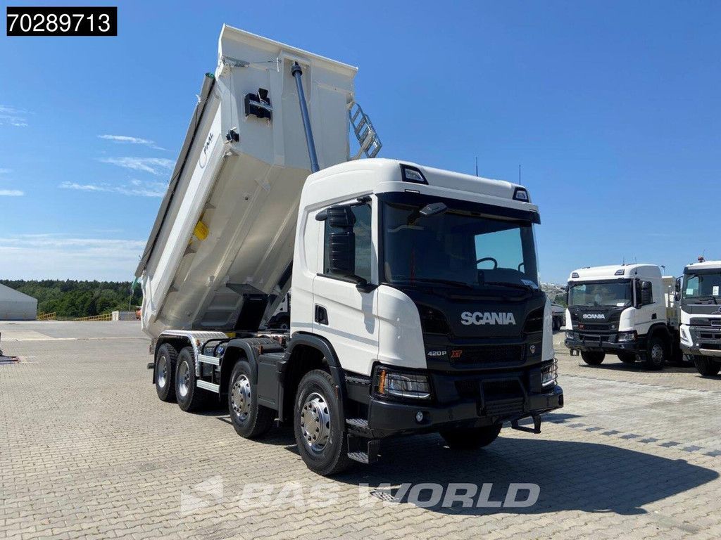 Scania P420 8X4 NEW! 18m3 Steel tipper Steelsuspension Automatic Euro 6