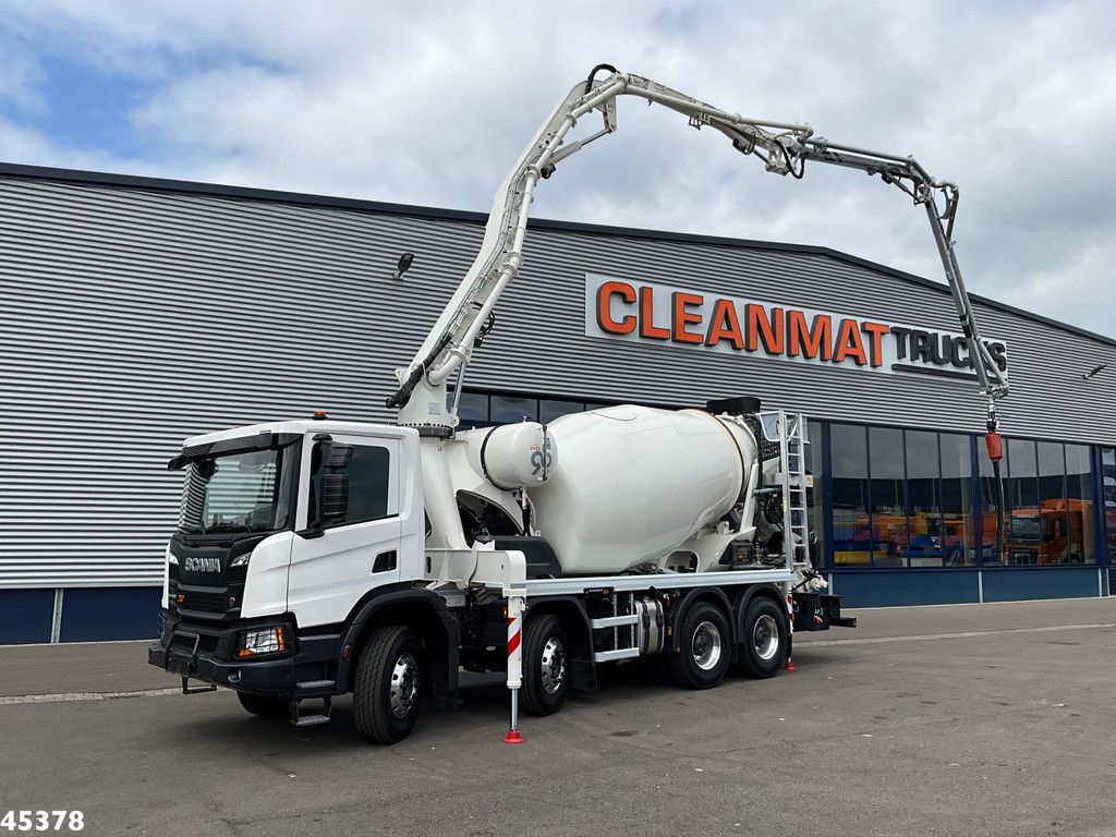 Scania P 450 XT 8x4 Euro 6 Retarder CIFA 7m³ Mixer + Pumi Pump 25 m³ NEW AND UNUSED!