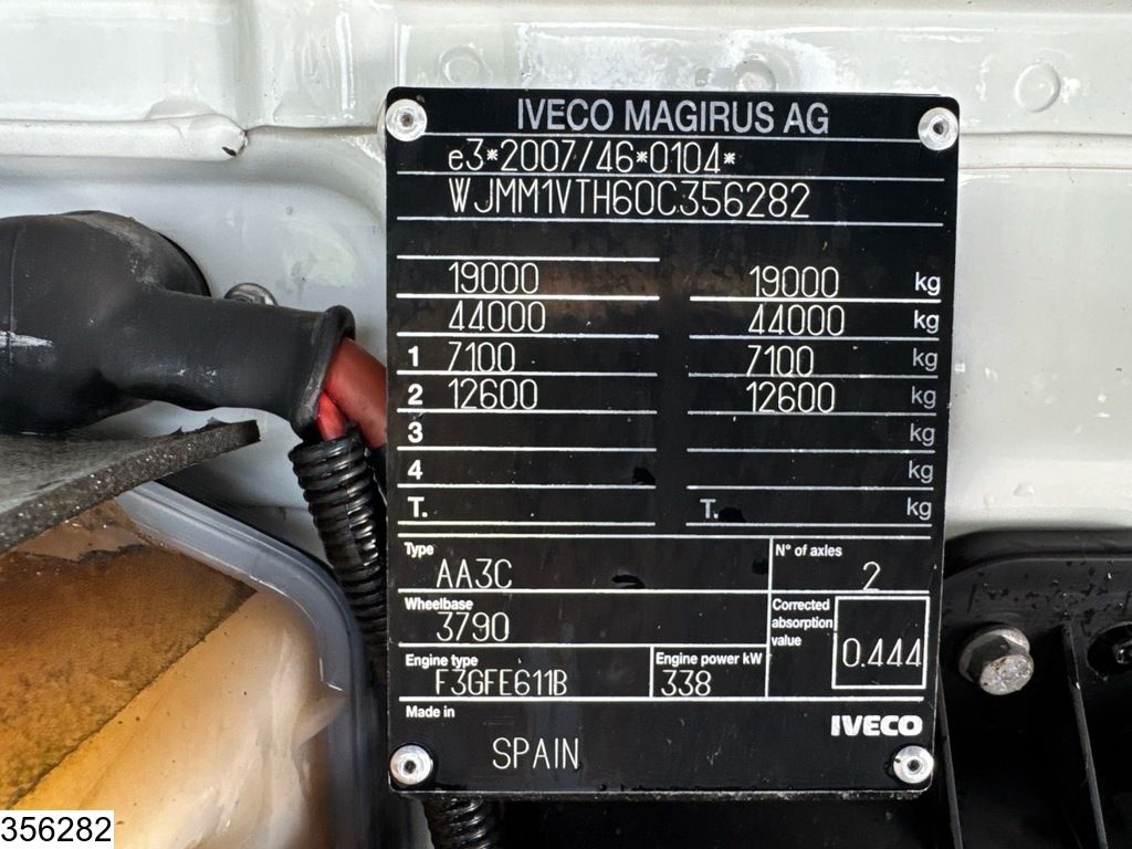 Iveco Stralis 460 EURO 6, Retarder, EUROLOHR, Standairco