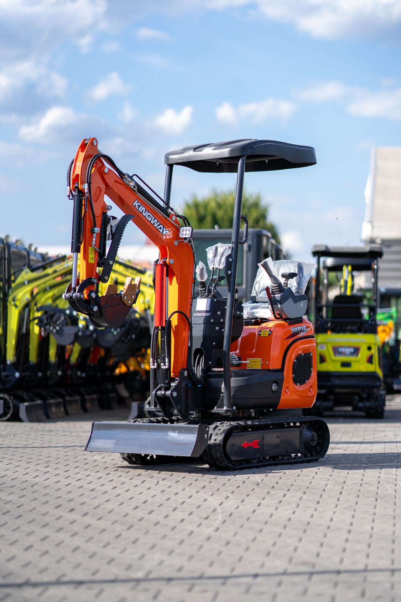 Kingway VIP10 – Nieuw type: Minigraafmachine met 3 bakken